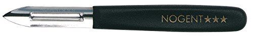 Nogent 01419K - Depiladora (2 rebanadas, Acero Inoxidable, 9 cm), Color Negro