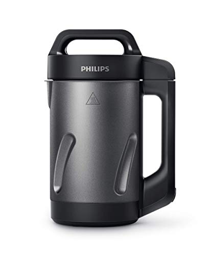 Philips HR2204/80 - Licuadora térmica, negra, 1,2 litros, 1000 vatios
