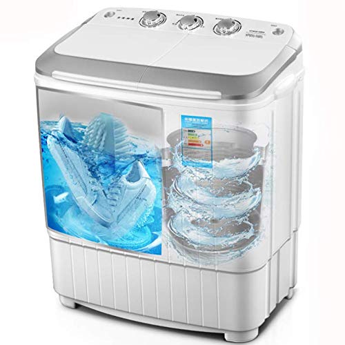 Shoes Washing Machine Máquina Lavadora y Secadora de Zapatos y Ropa 2 en 1 Cepillo para Zapatos y Secadora Mini máquina de lavandería Luz Azul UV