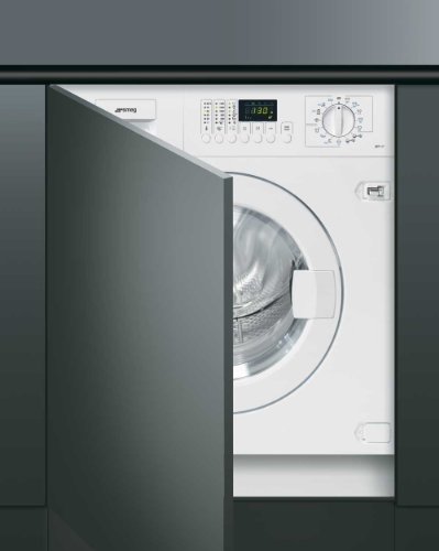 Smeg LST147 Integrado Carga frontal 7kg 1400RPM A - Lavadora (Integrado, Carga frontal, 110°, 7 kg, 1400 RPM, A)