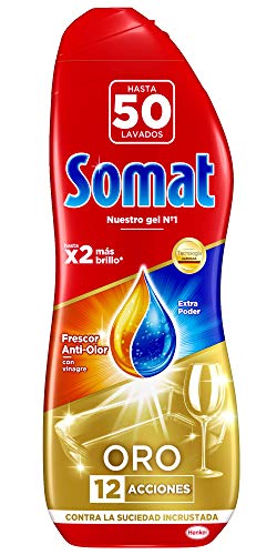 Somat Oro Gel Lavavajillas Vinagre - 50 Lavados (900 ml)