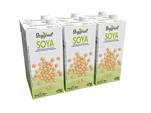 SOYFRUIT - Bebida natural de soja, 1 L (paquete de 6)