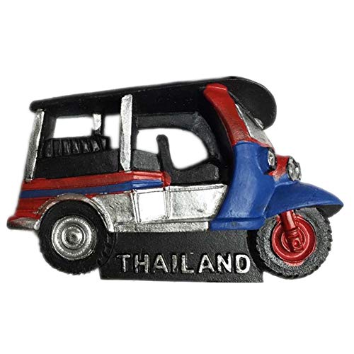 Tailandia World - Imán para nevera, colección de resina 3D, diseño de recuerdo de viaje, regalo de turismo, decoración para el hogar y la cocina, adhesivo magnético para nevera