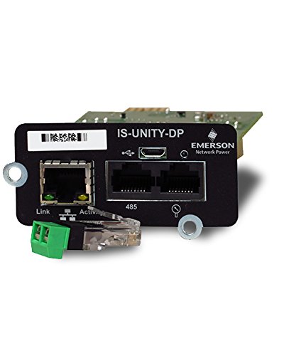 Vertiv Liebert IS-UNITY-DP adaptador y tarjeta de red Ethernet 100 Mbit/s Interno - Accesorio de red (Interno, Alámbrico, Ethernet, 100 Mbit/s, Negro, Verde)