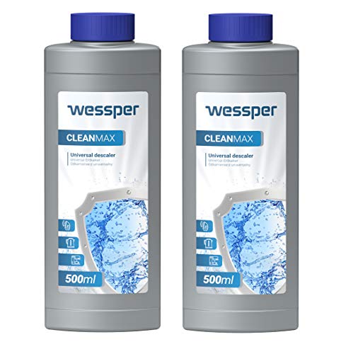 Wessper Descalcificador para cafetera 2 x 500ml - compatible con marcas Delonghi, Dolce Gusto, Nespresso, Senseo