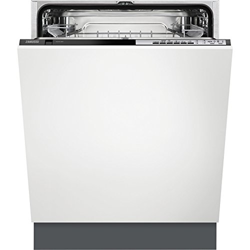 Zanussi ZDT24003FA Totalmente integrado 13cubiertos A+ lavavajilla - Lavavajillas (Totalmente integrado, Plata, Natural, Canasta, 13 cubiertos, 47 dB)
