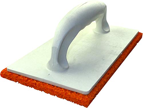 AERZETIX - Llana/Talocha de Caucho Poroso Suave para la Limpieza de las Juntas de Azulejos 250x130mm - Espesor de la Espuma/Esponja 10mm - Loza - Mango de Plástico - Herramienta manual - C45935
