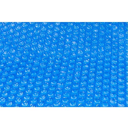 Aqualux - Lona para piscina de burbuja para calentar el agua de su piscina, 180 μ, diámetro 457 cm, color azul