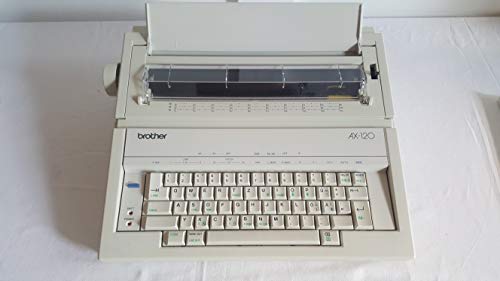 Brother AX-120 - Máquina de escribir eléctrica con rueda de tipo y corrección