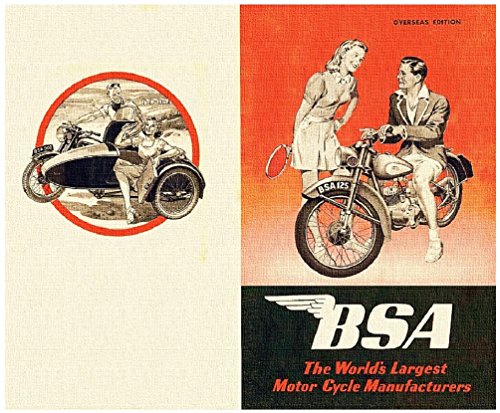 B.S.A. Brochure 1949: THE WORLDS LARGEST MOTOR CYCLE MANUFACTURERS (English Edition)