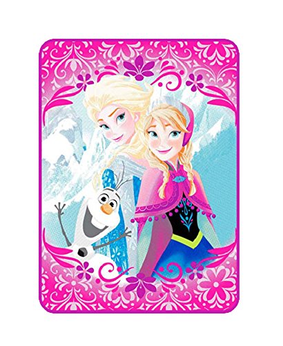 Disney Licencia- Manta Infantil Rachel 160x220, Cama de 90.(Frozen)