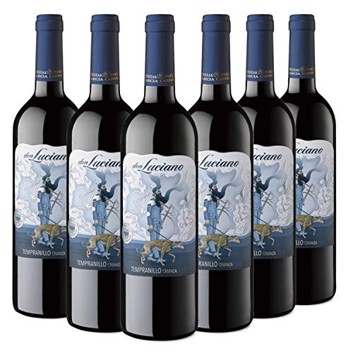Don Luciano Crianza Vino Tinto D.O La Mancha - Pack de 6 Botellas x 750 ml
