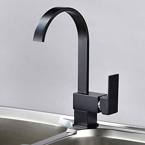 Estilo moderno negro Grifo Adecuado para cuarto de baño, cocina, lavabo, etc