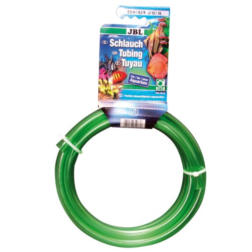 JBL Manguera de agua para acuarios, 2.5 m, 12/16 mm diámetro, color verde