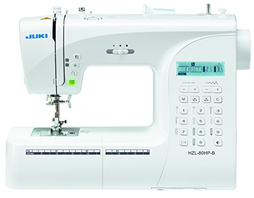 JUKI máquina de Coser electrónica, Metal, Blanco, 40 x 18,8 x 29 cm