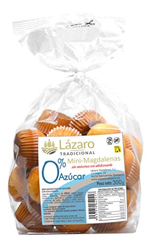 Lázaro Mini Magdalenas 0% Azúcar - 300 g