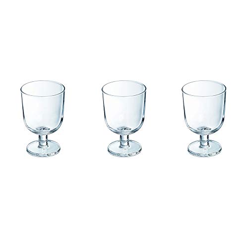 Luminarc – Pack de 3 vasos de 25 cl, guinuette (lote de 2)