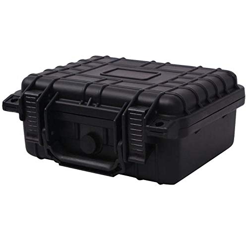 Maletín Protector de Equipo, Funda de Transporte para Cámara, Objetivos Accesorios y Otros Objetos de Valor para Viajes, Negro 27x24,6x12,4 cm