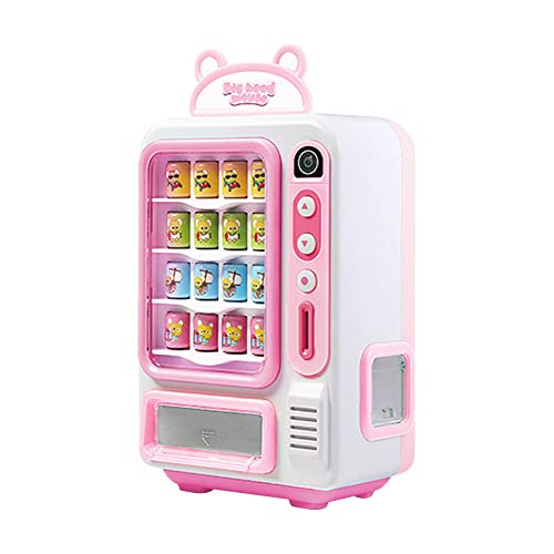 Mini máquina expendedora interactiva de juguete, máquinas de bebidas electrónicas con luz y sonido, regalo de desarrollo temprano para niños, niñas, desarrollo de la vida, sentido común