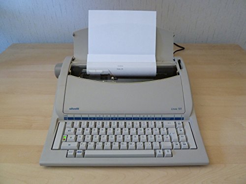 Olivetti Linea 101 - Máquina de escribir eléctrica con rueda de tipo, color negro