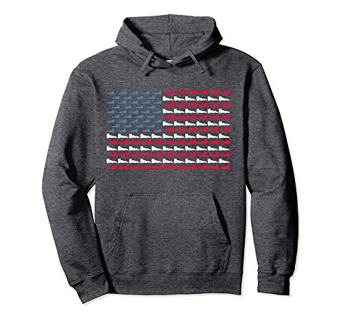 Persian Cat American Flag Kitty US 4th of July USA Gift Pullover Hoodie XL