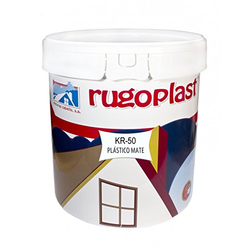 Pintura plástica blanca mate de alta calidad interior/exterior ideal para decorar tu casa (salón, cocina, baño, dormitorios.) KR-50 (23 Kg). Envío GRATIS 24 h.