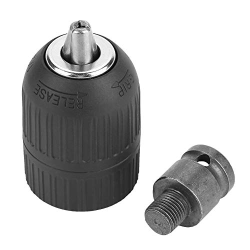 Portabrocas - Portabrocas sin llave Nimoa 1/2"-20UNF con adaptador de portabrocas de 1/2" para conversión de llave de impacto, 2-13 mm