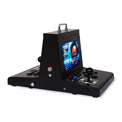 YBCN - Máquina de juego portátil retro para juegos de combate de arcada, balancín de 10 pulgadas, pantalla LCD, casa pequeña