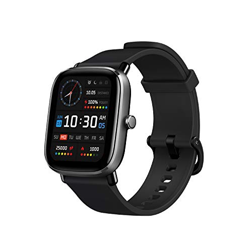 Amazfit GTS 2 Mini Reloj Inteligente Smartwatch Fitness Duración de Batería de 14 días más de 70 Modos Deportivos Medición del Nivel de SpO2 Monitorización de Frecuencia Cardíaca Sueño Black