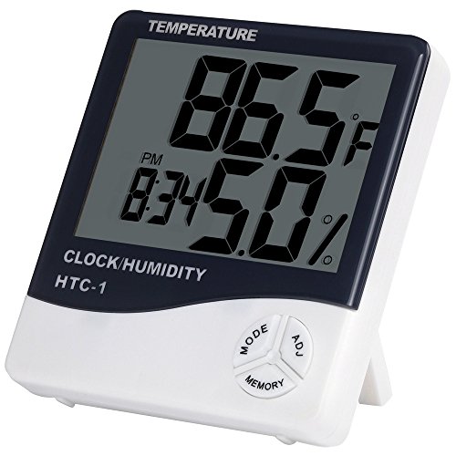 Anpro Termómetro Higrómetro Digital/Higrómetro Digital Medidor Temperatura y Humedad