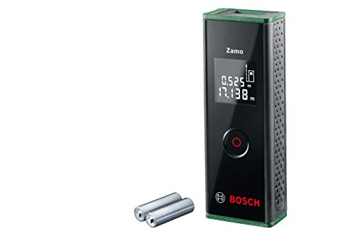 Bosch Home and Garden 0603672700 Medidor de Distancias Láser Zamo, 3a Generación, Alcance 0.15 – 20 m, 1.5 V, Zamo Premium (En Carton)
