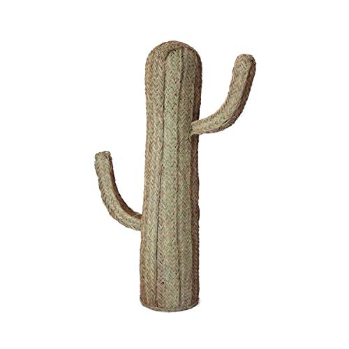 Cactus de Esparto pleita Trenzada a Mano - Figura de decoración para Cualquier Estancia Interior o Exterior, Hecho en España (70)