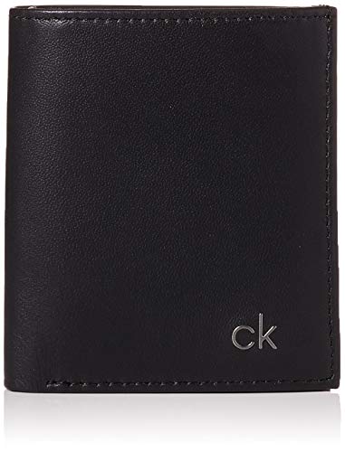 Calvin Klein - Smooth CK Mini NS 6 CC Coin Pass, Monederos Hombre, Negro (Black), 0.1x0.1x0.1 cm (B x H T)