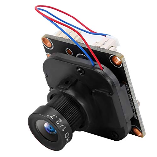 Chip de cámara, sensor CMOS, módulo 720P IR-CUT 3.6 mm Lente CMOS Sensor Tablero de chip de cámara analógica para CCTV para vivir Stream habilitado(02 negro)