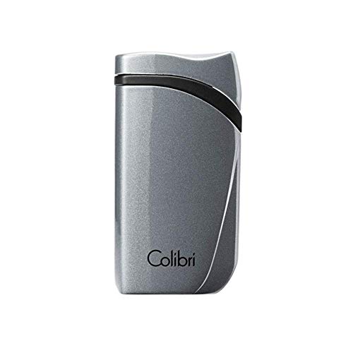 Colibri Falcon - Encendedor inclinable, color gris metalizado