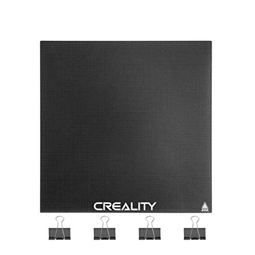 Creality Plataformas de Impresora 3D, Placa de Vidrio Templado Mejorado,Plataforma de Impresora 3D,235 x 235 x 4 mm para Ender 3 / Ender 3 Pro/Ender 5 / CR-20 Pro