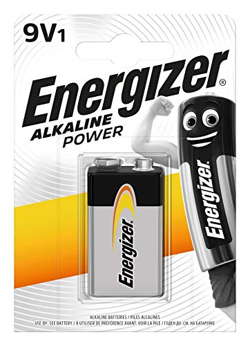 Energizer Alkaline Power -Pack de 1 pila Alcalina 9v