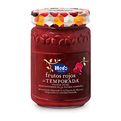 Hero Mermelada de Frutos Rojos de Temporada Calidad Extra Pack de 8x350 g