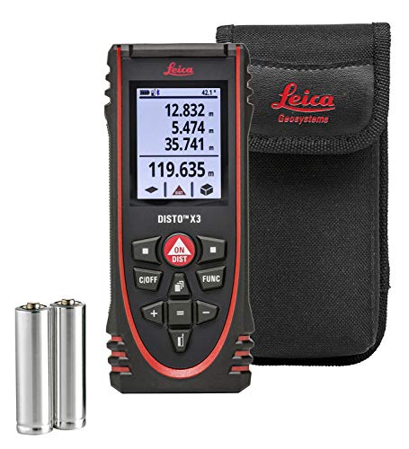 LEICA 850833 - Medidor Láser Disto X3 (Alcance 0,05 a 150 m; Precisión ± 1,0 mm)