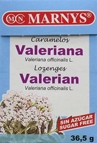 Marnys Caramelos Valeriana Sin Azúcar Con Sabor Caja Gr, Manzana, 36.5 Gramo
