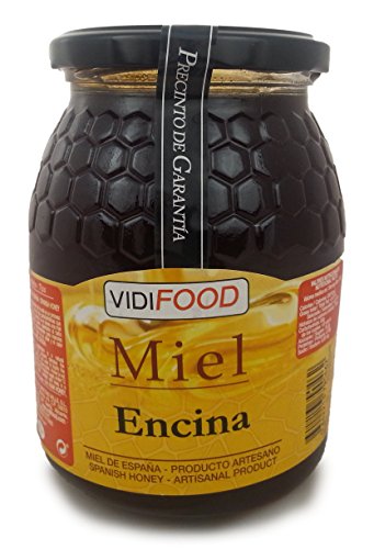 Miel de Encina - 1kg - Producida en España - Alta Calidad, tradicional & 100% pura - Aroma Floral y Sabor Rico y Dulce - Amplia variedad de Deliciosos Sabores