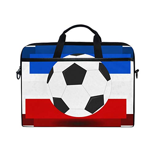 Montoj - Bolsa para portátil de 15 pulgadas, diseño de fútbol de Francia