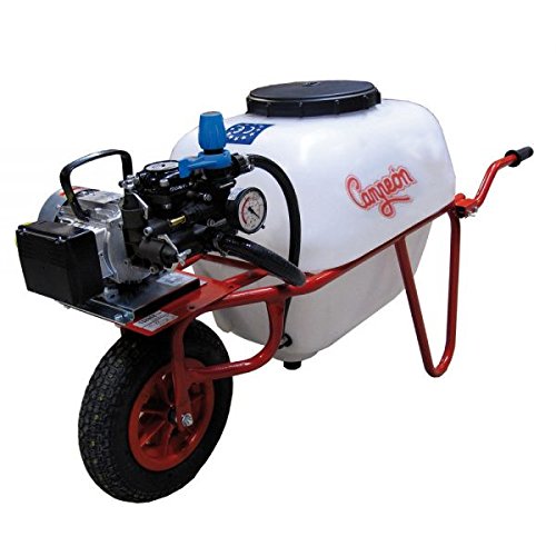 Motores Campeón CPE-1001 Carretilla Fumigadora de 100 Litros con Bomba de Membrana COMET y Motor Eléctrico