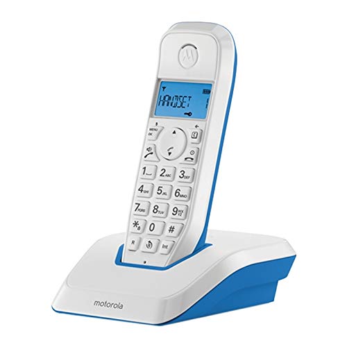 Motorola S1201 Telefono DECT, Azul