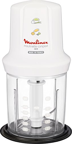 Moulinex - DJ3001 - Moulinette Compact - Trituradora con capacidad de 250 ml 350 W blanco