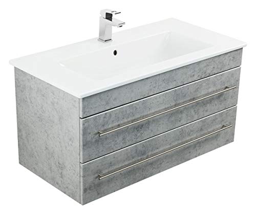muebles de baño Villeroy & Boch Venticello lavabo 80 cm Gris hormigón