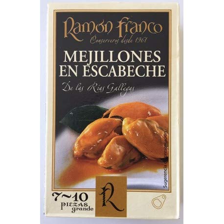 Ramón Franco - Mejillón GIGANTE 7/10 pzas - Pack 6 latas