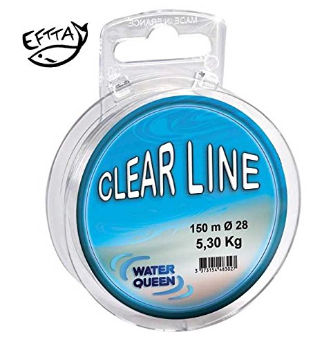 waterqueen MONOFILAMENTO Water Queen Clear Line - 150, 24/100, 4.3