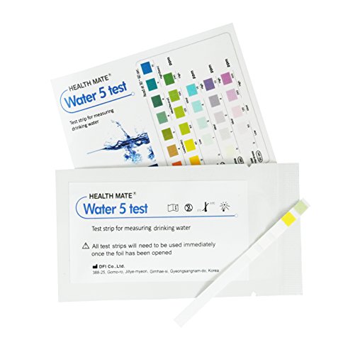 1 x Tira de analisis agua potable y calidad - Mide la dureza, alcalinidad, cloro y pH