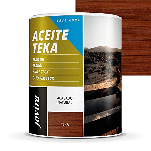 ACEITE TEKA AL AGUA Protección y restauración de la madera Teca en intemperie. (750 ML, TEKA)